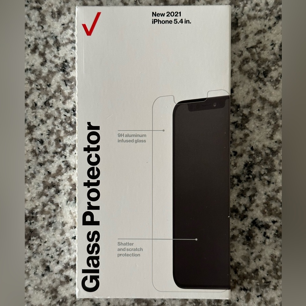 Verizon Tempered Glass Screen Protector for iPhone 13 mini 5.4 in.